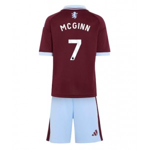 Aston Villa John McGinn #7 Jalkapallovaatteet Lasten Kotipeliasu 2026-27 Lyhythihainen (+ Lyhyet housut)